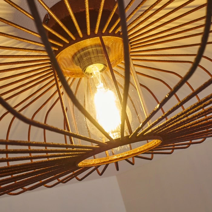 Hofstein Farhus Deckenleuchte Rostfarben, 1-flammig 16 Hofstein Farhus Deckenleuchte Rostfarben, 1-flammig – Bild 16