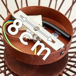 Hofstein Farhus Deckenleuchte Rostfarben, 1-flammig 33 Hofstein Farhus Deckenleuchte Rostfarben, 1-flammig -Bürolampen Verkäufe farhus deckenleuchte h3355879 16