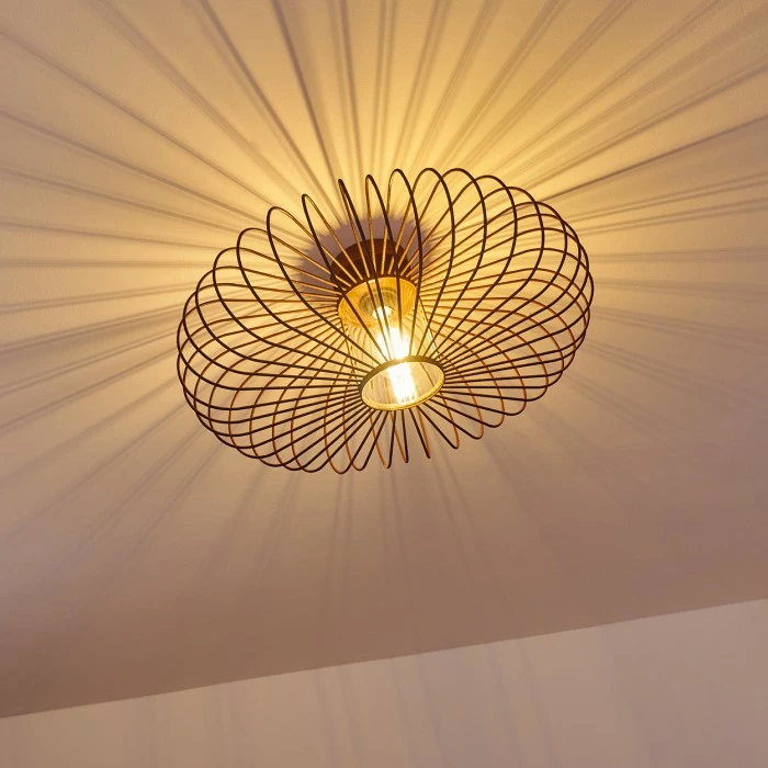 Hofstein Farhus Deckenleuchte Rostfarben, 1-flammig 4 Hofstein Farhus Deckenleuchte Rostfarben, 1-flammig – Bild 4