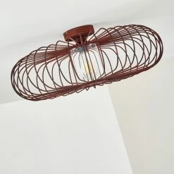 Hofstein Farhus Deckenleuchte Rostfarben, 1-flammig 25 Hofstein Farhus Deckenleuchte Rostfarben, 1-flammig -Bürolampen Verkäufe farhus deckenleuchte h3355879 8