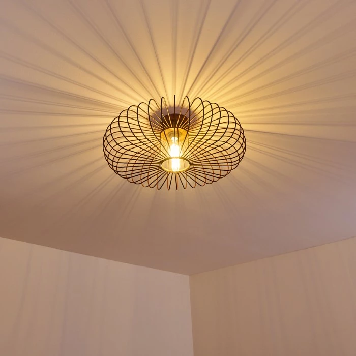 Hofstein Farhus Deckenleuchte Rostfarben, 1-flammig 10 Hofstein Farhus Deckenleuchte Rostfarben, 1-flammig – Bild 10