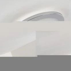 Hofstein Fasola Deckenleuchte LED Nickel glänzend, 1-flammig 34 Hofstein Fasola Deckenleuchte LED Nickel glänzend, 1-flammig -Bürolampen Verkäufe fasola deckenleuchte h3266083 do4 12