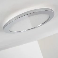 Hofstein Fasola Deckenleuchte LED Nickel glänzend, 1-flammig 37 Hofstein Fasola Deckenleuchte LED Nickel glänzend, 1-flammig -Bürolampen Verkäufe fasola deckenleuchte h3266083 do4 15