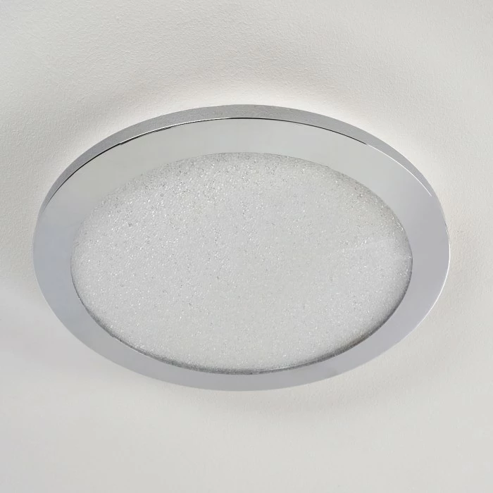 Hofstein Fasola Deckenleuchte LED Nickel glänzend, 1-flammig 18 Hofstein Fasola Deckenleuchte LED Nickel glänzend, 1-flammig – Bild 18