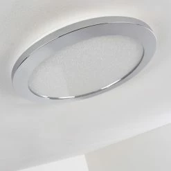 Hofstein Fasola Deckenleuchte LED Nickel glänzend, 1-flammig 40 Hofstein Fasola Deckenleuchte LED Nickel glänzend, 1-flammig -Bürolampen Verkäufe fasola deckenleuchte h3266083 do4 18