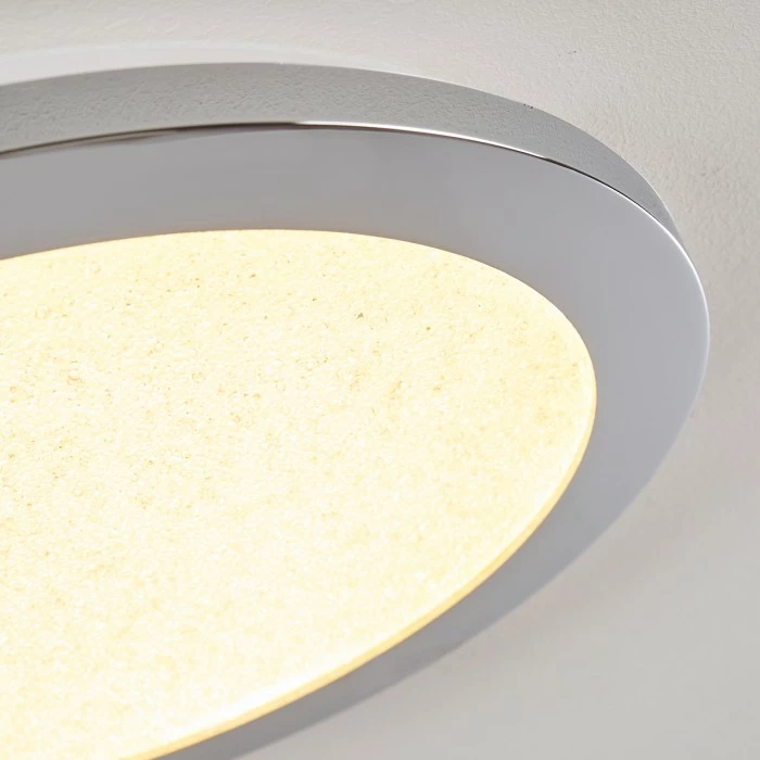 Hofstein Fasola Deckenleuchte LED Nickel glänzend, 1-flammig 20 Hofstein Fasola Deckenleuchte LED Nickel glänzend, 1-flammig – Bild 20
