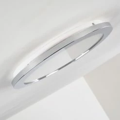 Hofstein Fasola Deckenleuchte LED Nickel glänzend, 1-flammig 26 Hofstein Fasola Deckenleuchte LED Nickel glänzend, 1-flammig -Bürolampen Verkäufe fasola deckenleuchte h3266083 do4 4