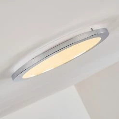 Hofstein Fasola Deckenleuchte LED Nickel glänzend, 1-flammig 30 Hofstein Fasola Deckenleuchte LED Nickel glänzend, 1-flammig -Bürolampen Verkäufe fasola deckenleuchte h3266083 do4 8