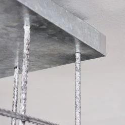 Hofstein Fevaag Deckenleuchte Silber, 1-flammig -Bürolampen Verkäufe fevaag deckenleuchte h3441398 5