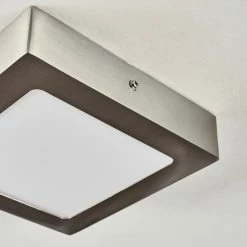 Hofstein Finsrud Deckenleuchte LED Nickel-Matt, 1-flammig -Bürolampen Verkäufe finsrud deckenleuchte h3427408 2