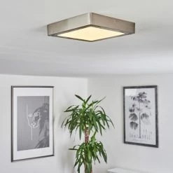 Hofstein Finsrud Deckenleuchte LED Nickel-Matt, 1-flammig -Bürolampen Verkäufe finsrud deckenleuchte h3427446 6