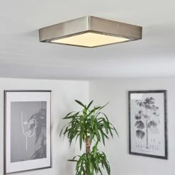 Hofstein Finsrud Deckenleuchte LED Nickel-Matt, 1-flammig -Bürolampen Verkäufe finsrud deckenleuchte h3427446 8