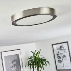Hofstein Finsrud Deckenleuchte LED Nickel-Matt, 1-flammig 21 Hofstein Finsrud Deckenleuchte LED Nickel-Matt, 1-flammig -Bürolampen Verkäufe finsrud deckenleuchte h3427477 10