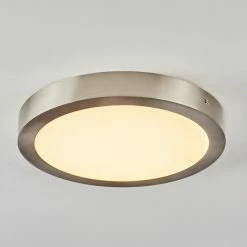 Hofstein Finsrud Deckenleuchte LED Nickel-Matt, 1-flammig 19 Hofstein Finsrud Deckenleuchte LED Nickel-Matt, 1-flammig -Bürolampen Verkäufe finsrud deckenleuchte h3427477 8