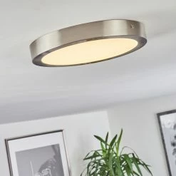 Hofstein Finsrud Deckenleuchte LED Nickel-Matt, 1-flammig 20 Hofstein Finsrud Deckenleuchte LED Nickel-Matt, 1-flammig -Bürolampen Verkäufe finsrud deckenleuchte h3427477 9