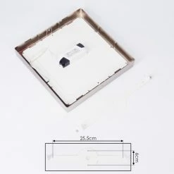 Hofstein Finsrud Deckenleuchte LED Nickel-Matt, 1-flammig -Bürolampen Verkäufe finsrud deckenleuchte h3427484 4