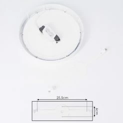 Hofstein Finsrud Deckenleuchte LED Weiß, 1-flammig -Bürolampen Verkäufe finsrud deckenleuchte h3427514 4