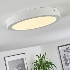 Hofstein Finsrud Deckenleuchte LED Weiß, 1-flammig -Bürolampen Verkäufe finsrud deckenleuchte h3427514 6