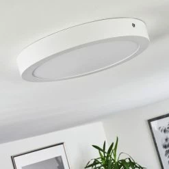 Hofstein Finsrud Deckenleuchte LED Weiß, 1-flammig -Bürolampen Verkäufe finsrud deckenleuchte h3427514 9