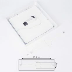 Hofstein Finsrud Deckenleuchte LED Weiß, 1-flammig -Bürolampen Verkäufe finsrud deckenleuchte h3427538 4