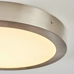 Hofstein Finsrud Deckenleuchte LED Nickel-Matt, 1-flammig -Bürolampen Verkäufe finsrud deckenleuchte h3436141 5