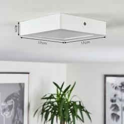 Hofstein Finsrud Deckenleuchte LED Weiß, 1-flammig -Bürolampen Verkäufe finsrud deckenleuchte h3436301 3