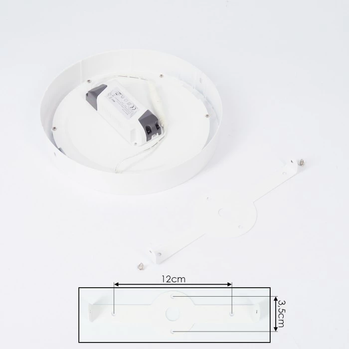 Hofstein Finsrud Deckenleuchte LED Weiß, 1-flammig 5 Hofstein Finsrud Deckenleuchte LED Weiß, 1-flammig – Bild 5