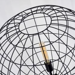 Hofstein Flambeau Stehleuchte Schwarz, 1-flammig -Bürolampen Verkäufe flambeau stehleuchte h3352991 11