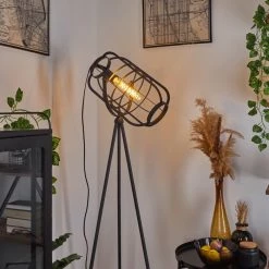 Hofstein Flambeau Stehleuchte Schwarz, 1-flammig -Bürolampen Verkäufe flambeau stehleuchte h3353158 6