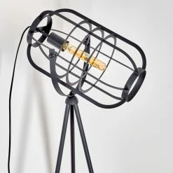 Hofstein Flambeau Stehleuchte Schwarz, 1-flammig -Bürolampen Verkäufe flambeau stehleuchte h3353158 7