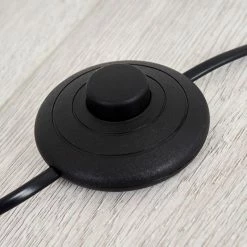 Hofstein Flambeau Stehleuchte Schwarz, 1-flammig -Bürolampen Verkäufe flambeau stehleuchte h3361993 19