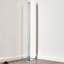 Hofstein Flaut Stehleuchte LED Chrom, 1-flammig, Fernbedienung, Farbwechsler -Bürolampen Verkäufe flaut stehleuchte h3270721 do1 24