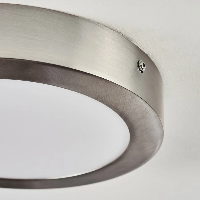 Hofstein Fnsrud Deckenleuchte LED Nickel-Matt, 1-flammig 3 Hofstein Fnsrud Deckenleuchte LED Nickel-Matt, 1-flammig – Bild 3