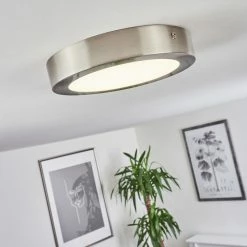 Hofstein Fnsrud Deckenleuchte LED Nickel-Matt, 1-flammig 18 Hofstein Fnsrud Deckenleuchte LED Nickel-Matt, 1-flammig -Bürolampen Verkäufe fnsrud deckenleuchte h3436592 8