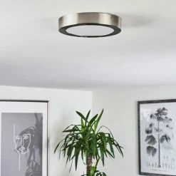 Hofstein Fnsrud Deckenleuchte LED Nickel-Matt, 1-flammig 19 Hofstein Fnsrud Deckenleuchte LED Nickel-Matt, 1-flammig -Bürolampen Verkäufe fnsrud deckenleuchte h3436592 9