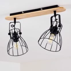 Hofstein Forshaga Deckenleuchte Holz hell, 2-flammig -Bürolampen Verkäufe forshaga deckenleuchte h3346877 18