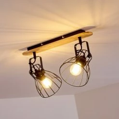 Hofstein Forshaga Deckenleuchte Holz hell, 2-flammig -Bürolampen Verkäufe forshaga deckenleuchte h3346877 2