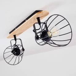 Hofstein Forshaga Deckenleuchte Holz hell, 2-flammig -Bürolampen Verkäufe forshaga deckenleuchte h3346877 5