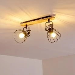 Hofstein Forshaga Deckenleuchte Holz hell, 2-flammig -Bürolampen Verkäufe forshaga deckenleuchte h3346877 7