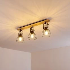 Hofstein Forshaga Deckenleuchte Braun, 3-flammig -Bürolampen Verkäufe forshaga deckenleuchte h3346891 10