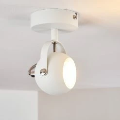 Hofstein Gadmen Deckenleuchte Chrom, Weiß, 1-flammig 26 Hofstein Gadmen Deckenleuchte Chrom, Weiß, 1-flammig -Bürolampen Verkäufe gadmen deckenleuchte h3351918 11