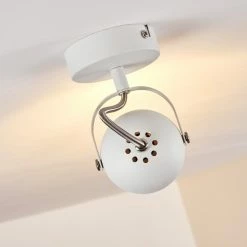 Hofstein Gadmen Deckenleuchte Chrom, Weiß, 1-flammig 22 Hofstein Gadmen Deckenleuchte Chrom, Weiß, 1-flammig -Bürolampen Verkäufe gadmen deckenleuchte h3351918 7