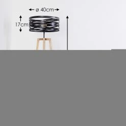 Hofstein Gauley Stehleuchte Schwarz, Braun, 1-flammig 19 Hofstein Gauley Stehleuchte Schwarz, Braun, 1-flammig -Bürolampen Verkäufe gauley stehleuchte h3352649 1