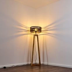 Hofstein Gauley Stehleuchte Schwarz, Braun, 1-flammig 28 Hofstein Gauley Stehleuchte Schwarz, Braun, 1-flammig -Bürolampen Verkäufe gauley stehleuchte h3352649 10