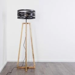 Hofstein Gauley Stehleuchte Schwarz, Braun, 1-flammig 31 Hofstein Gauley Stehleuchte Schwarz, Braun, 1-flammig -Bürolampen Verkäufe gauley stehleuchte h3352649 13