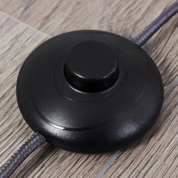 Hofstein Gauley Stehleuchte Schwarz, Braun, 1-flammig 3 Hofstein Gauley Stehleuchte Schwarz, Braun, 1-flammig – Bild 3