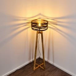 Hofstein Gauley Stehleuchte Schwarz, Braun, 1-flammig 26 Hofstein Gauley Stehleuchte Schwarz, Braun, 1-flammig -Bürolampen Verkäufe gauley stehleuchte h3352649 8