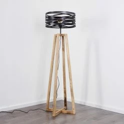 Hofstein Gauley Stehleuchte Schwarz, Braun, 1-flammig 27 Hofstein Gauley Stehleuchte Schwarz, Braun, 1-flammig -Bürolampen Verkäufe gauley stehleuchte h3352649 9