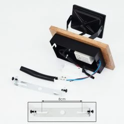 Hofstein Giresta Deckenleuchte LED Schwarz, Braun, 1-flammig -Bürolampen Verkäufe giresta deckenleuchte h3426227 4