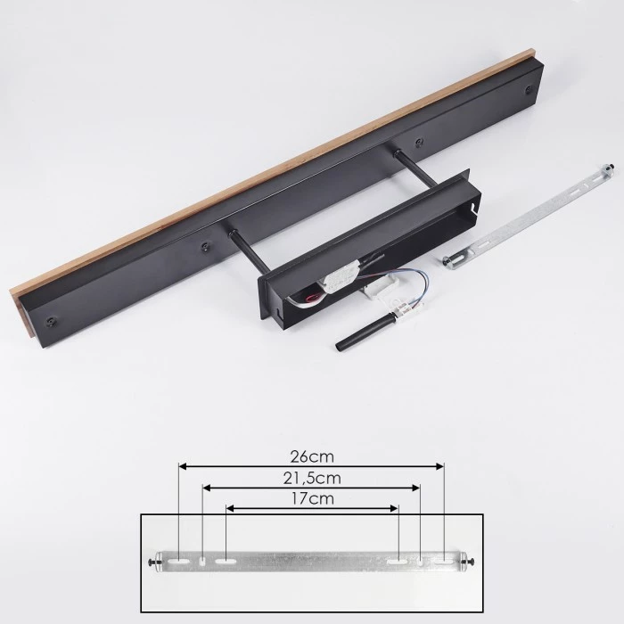 Hofstein Giresta Deckenleuchte LED Schwarz, 4-flammig 5 Hofstein Giresta Deckenleuchte LED Schwarz, 4-flammig – Bild 5
